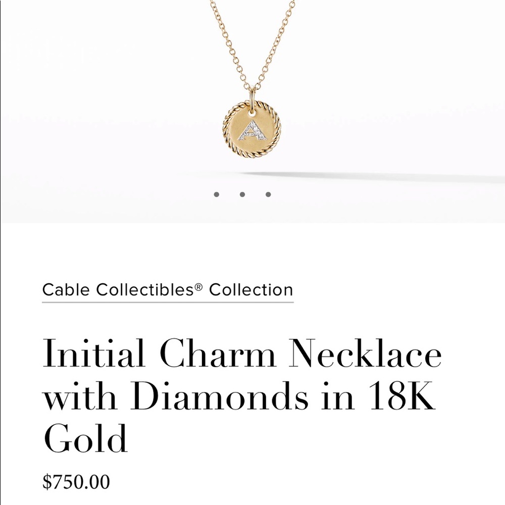 David Yurman cables collection- Initail A